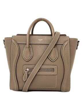 Celine Luggage Nano 2-Way Handbag Calfskin